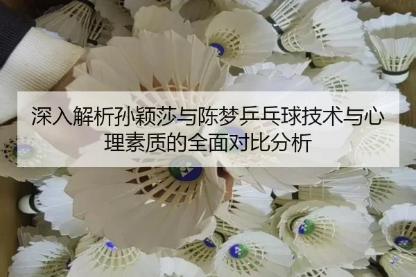 深入解析孙颖莎与陈梦乒乓球技术与心理素质的全面对比分析